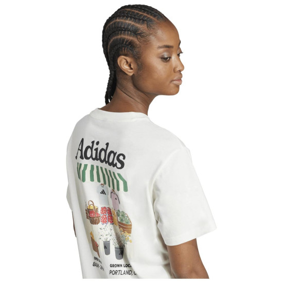 Adidas Γυναικεία κοντομάνικη μπλούζα Farmers Market Tee Adidas Γυναικεία κοντομάνικη μπλούζα Farmers Market Tee